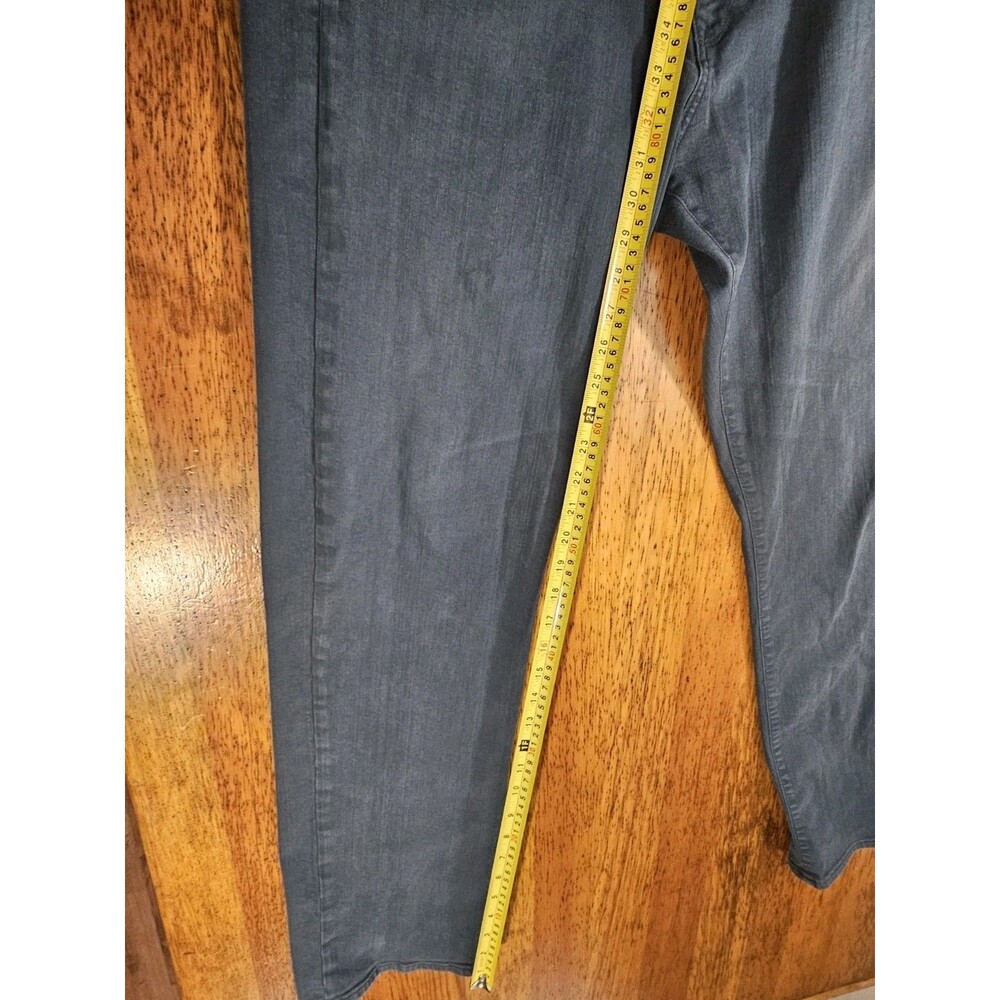 Calvin Klein Jeans Mens Straight Leg Mid Rise 36X32 Teal 5 Pocket - Picture 10 of 11